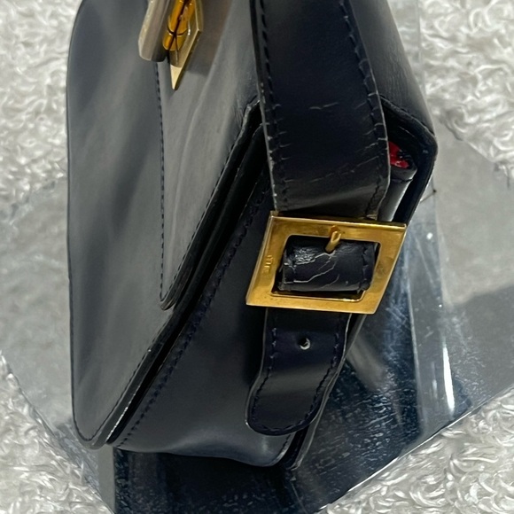 CELINE Logo Hardware Leather Mini Crossbody Bag - Picture 6 of 16